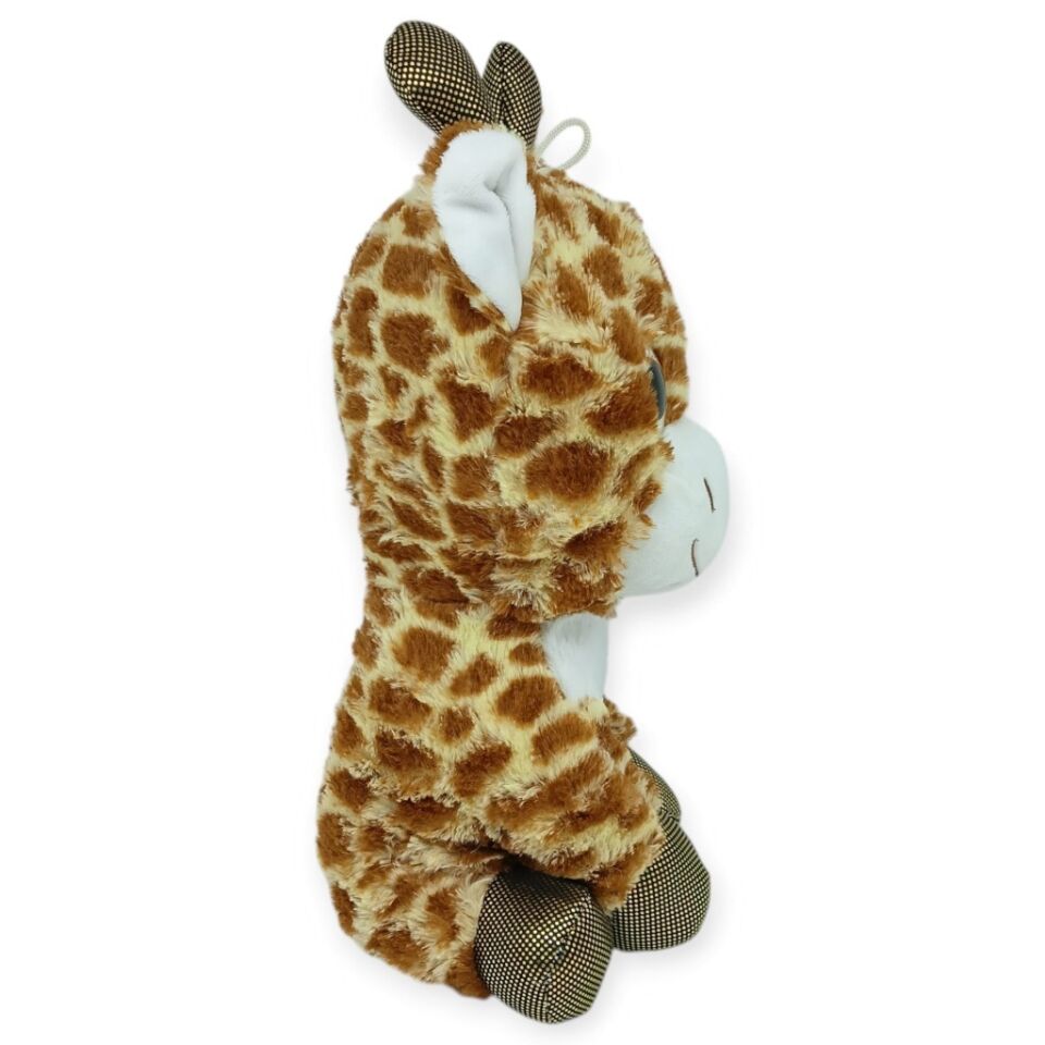 Peluş Cam Gözlü Hayvanlar 25 cm - Zürafa (Lisinya)