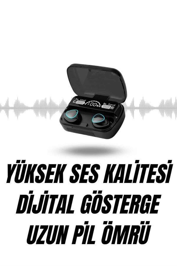 Yeni Nesil 7 Kordonlu Akıllı Saat ve Kablosuz Bluetooth Kulaklık ANC Özelliği