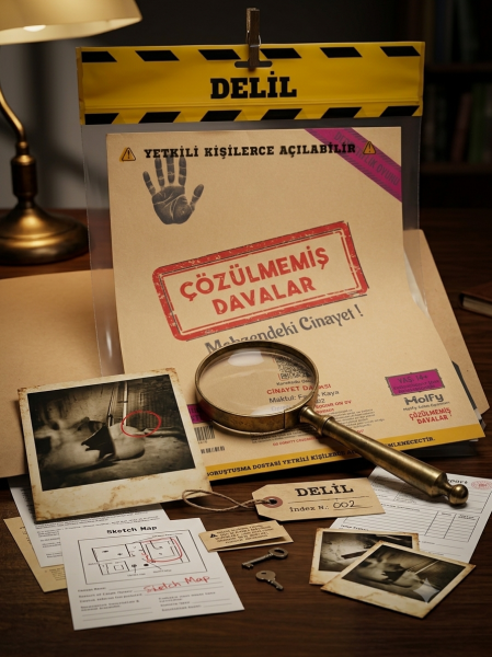 Dedektif Dava Çözme Oyunu  Mahzendeki Olay