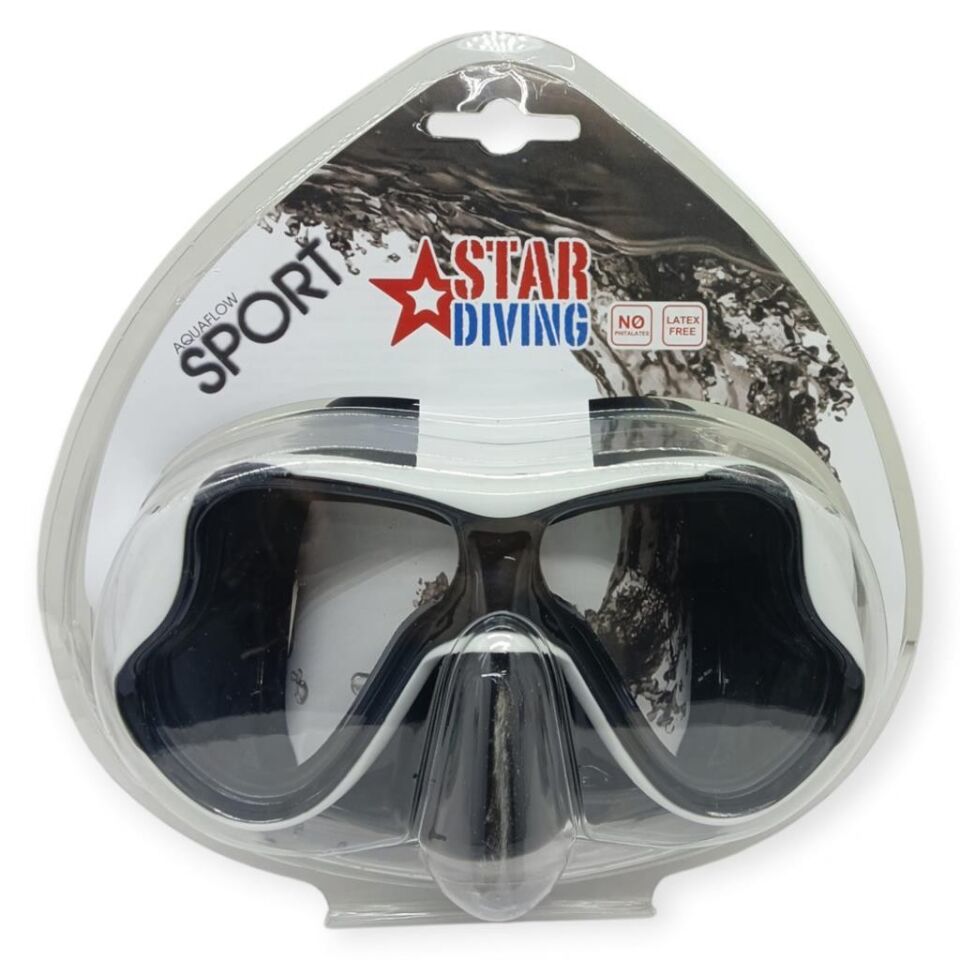 Star Diving Dalış Maskesi Yetişkin - 51705-BEYAZ (Lisinya)