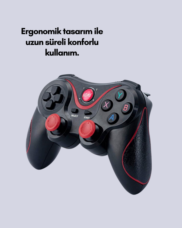 Uzun Pil Ömürlü Kablosuz Oyun Kumandası PC Telefon Tablet İçin - Lisinya
