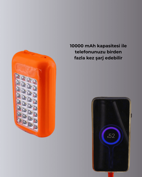 Gold Silver GS-875 Kamp ve Acil Durum Işıldaklı Powerbank