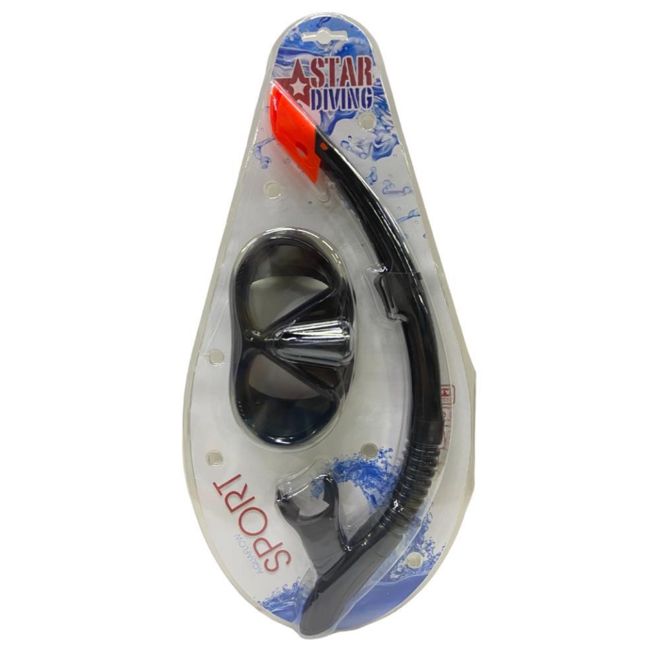 Star Diving Dalış Maskesi ve Snorkel Yetişkin - 51711-KIRMIZI (Lisinya)