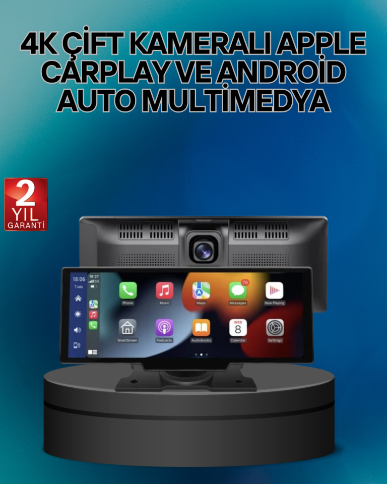Audi , Skoda Octavia, Superb, Seat Leon, Ibiza, Hyundai i20, i30, Tucson,Uyumlu Android Auto & CarPlay Multimedya Ekran - Lisinya