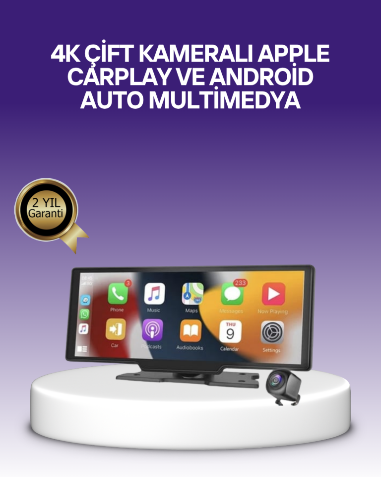 Volkswagen Golf, Polo, Passat, Jetta, Tiguan, BMW 3-5 Serisi CarPlay Android Auto 10.26” Ekran - Lisinya