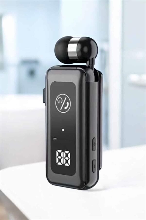 Kablolu Makaralı Bluetooth Kulaklık Uzun Pil Ömrü Dijital Göstergeli - Lisinya