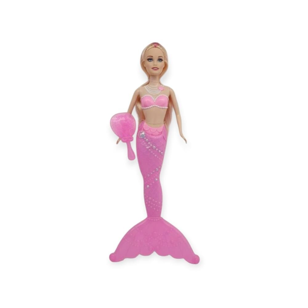 Deniz Kızı Işıklı Bebek - 2348/1-3 - Pembe (Lisinya)