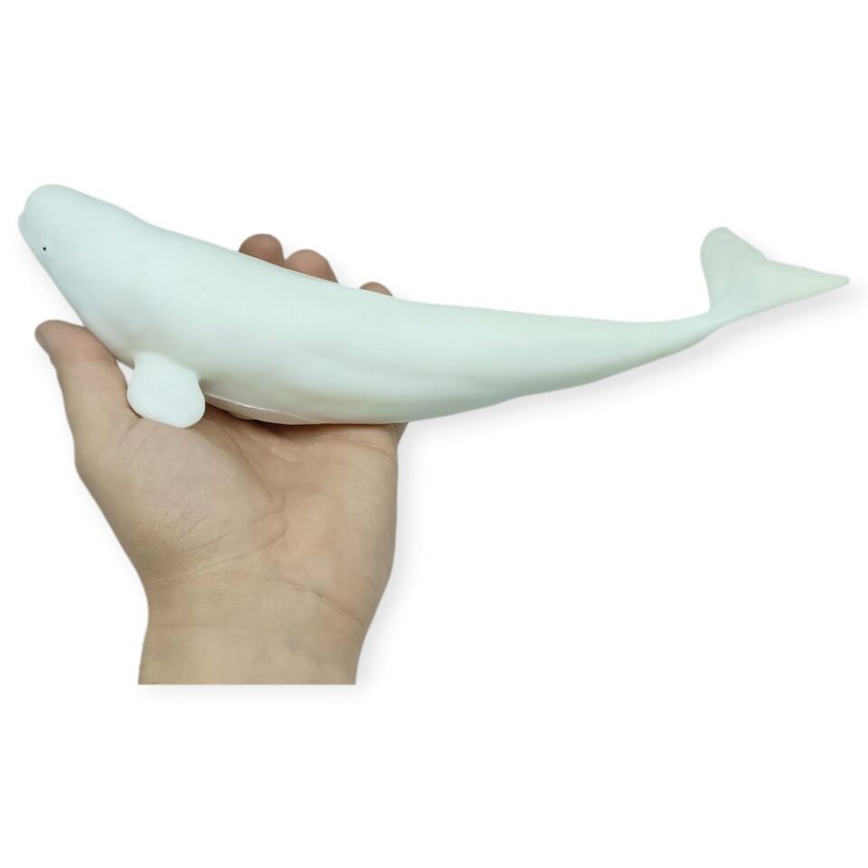 Deniz Hayvanları Serisi - Beyaz Balina 30 cm (Lisinya)
