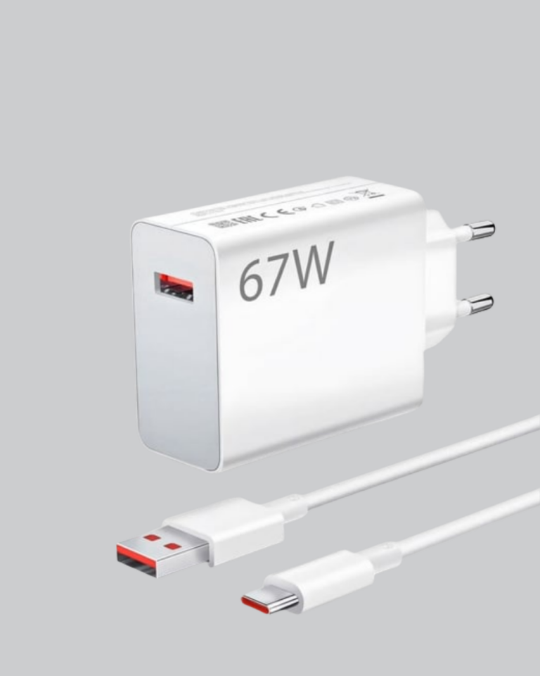 YamanHobi 67W Hızlı Şarj Adaptörü Type-C Lightning Kablolu Şarj Cihazı