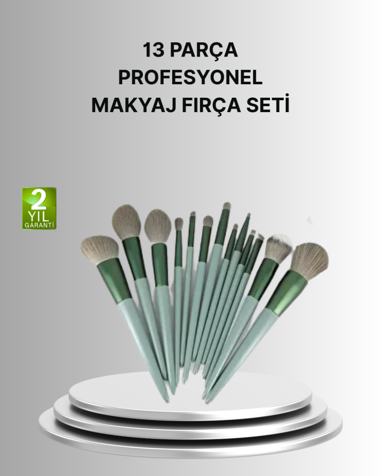 Cilt Dostu Profesyonel Makyaj Fırça Seti Pudra ve Fondöten İçin Uygun - Lisinya