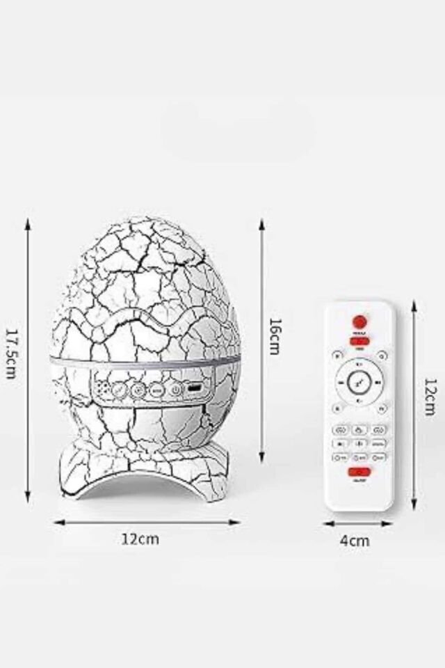 Gece Lambası Yumurta Işık Speaker Yeni Nesil Dinozor Yumurtası Görünümlü - Lisinya