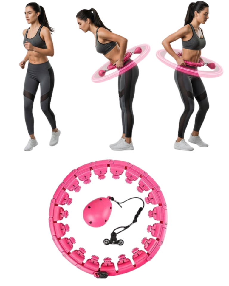 Evde Spor İçin Akıllı Hula Hoop Çemberi Bel İnceltici Mor - Lisinya