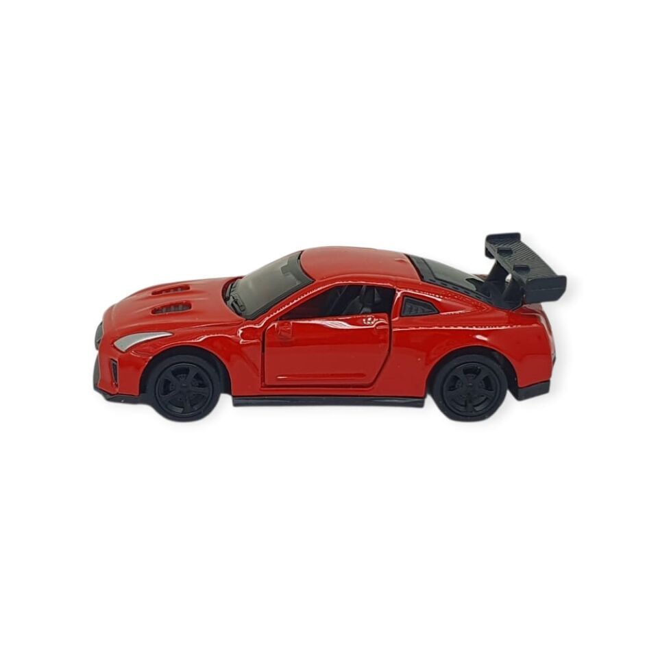 Çek Bırak Metal Küçük Arabalar 8 cm - 6411A-5 - Kırmızı (Lisinya)