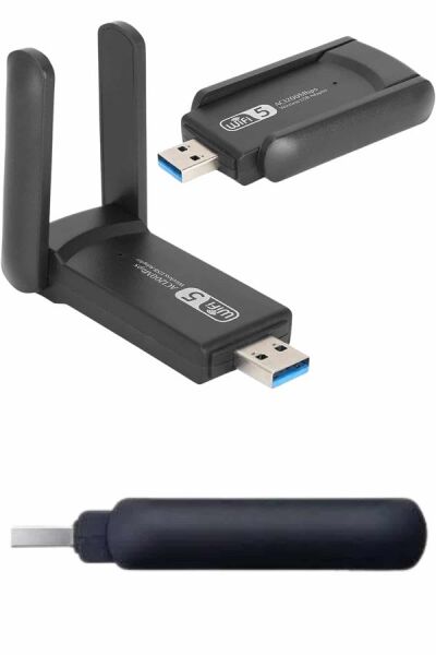 Wifi Alıcı Dual Band Usb 3.0 Adaptör Kablosuz Windows 7/8/10/11