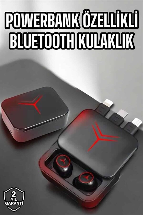 Bluetooth Kulaklık Powerbank Özelliği Yüksek Ses Kaliteli TWS Kulaklık - Lisinya