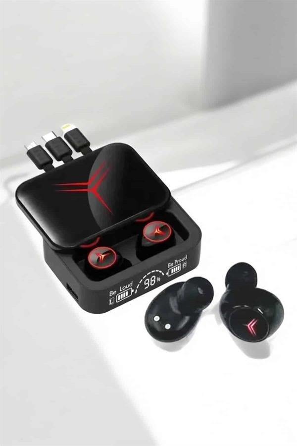 Ucuz ve Kaliteli Bluetooth Kulaklık TWS Çoklu Şarj Girişi Yüksek Ses Kaliteli - Lisinya