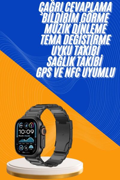 Akıllı Saat 3 Kordonlu Waterproof Adımsayar, Titreşim ve GPS Özelliği - Lisinya