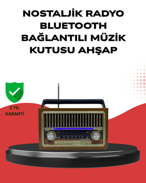 Şarjlı Radyo Hoparlör – İç ve Dış Mekan Uyumlu