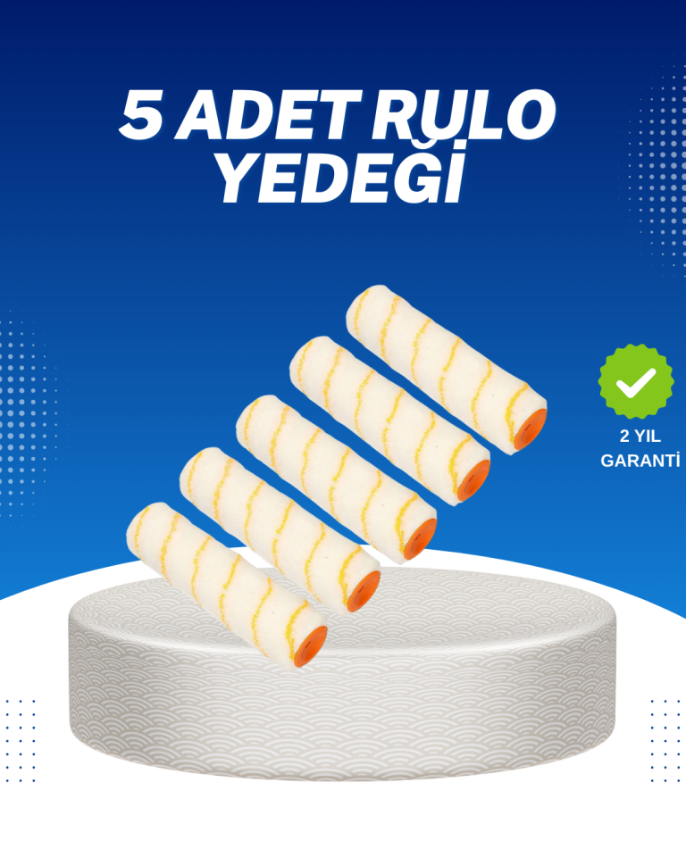 5’li Emülsiyon Boya Rulosu Duvar ve Tavan Uygulamasına Uygun - Lisinya