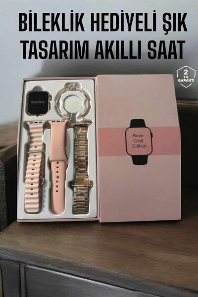 Akıllı Saat Bileklik Hediyeli Uzun Pil Ömrü GPS Takibi - Lisinya