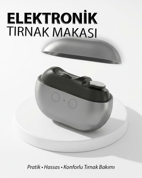Şarjlı Elektrikli M7 Tırnak Makası Otomatik Tırnak Kesici ve Törpü
