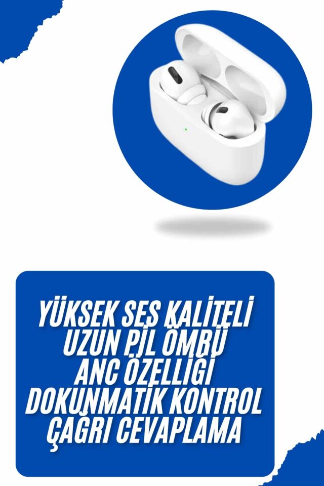 Bluetooth Kulaklık Kulak İçi Silikonlu Stereo Yüksek Ses Kaliteli Dokunmatik - Lisinya