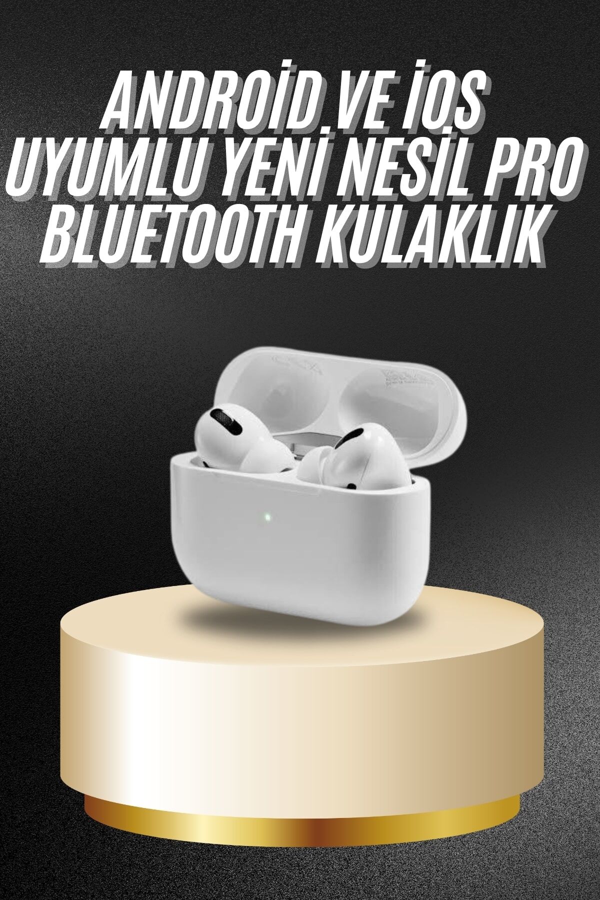 Beyaz Android ve İOS Uyumlu Yüksek Performanslı Uzun Pil Ömrü