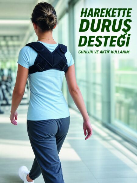 Dik Duruş Aparatı Klavikula Köprücük Kemiği ve Omuz Destekleyici Bandaj - Lisinya