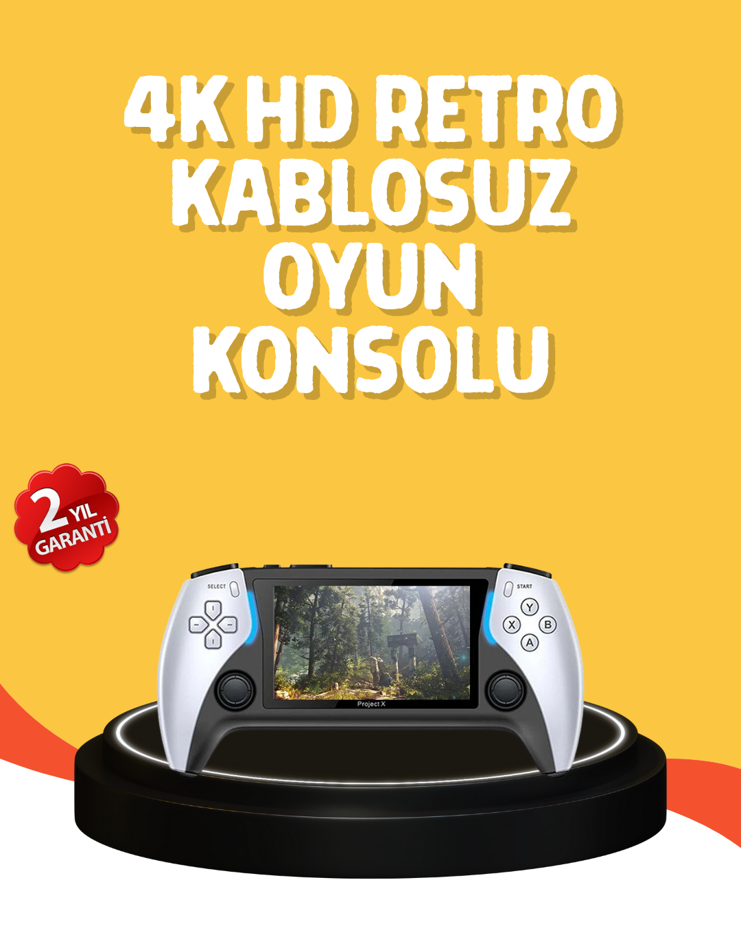 HDMI Çıkışlı Çok Fonksiyonlu Renkli Ekranlı El Konsolu - Lisinya
