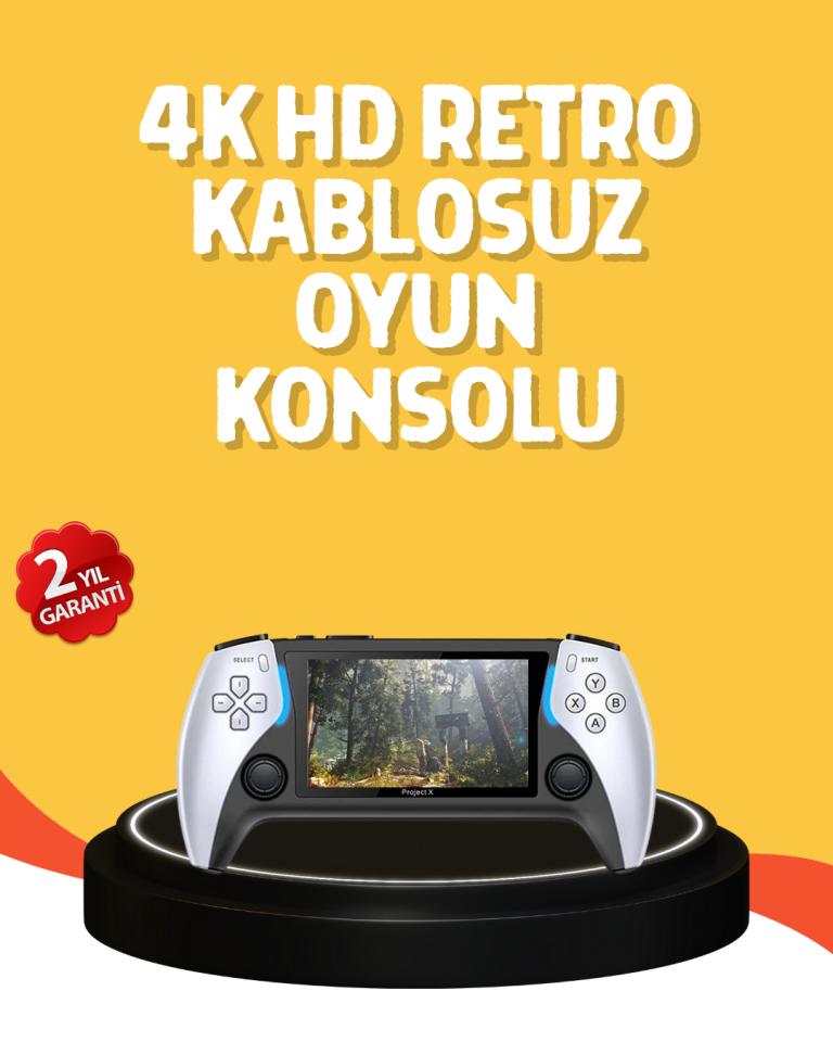 HDMI Çıkışlı Çok Fonksiyonlu Renkli Ekranlı El Konsolu - Lisinya