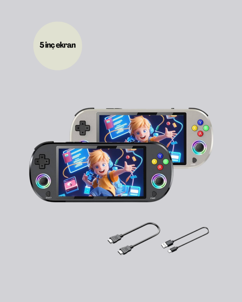 RGB Işıklı Joystickli El Tipi Oyun Cihazı