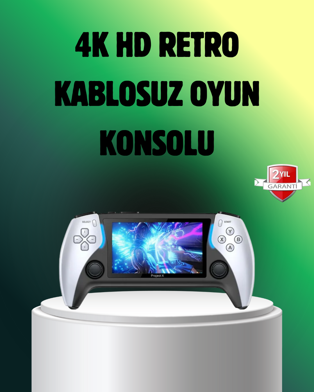 Şarjlı 4 Saat Oyun Süreli TV Bağlantılı Retro Oyun Konsolu - Lisinya