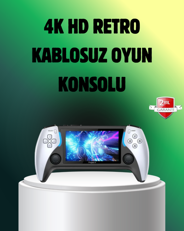 Şarjlı 4 Saat Oyun Süreli TV Bağlantılı Retro Oyun Konsolu - Lisinya