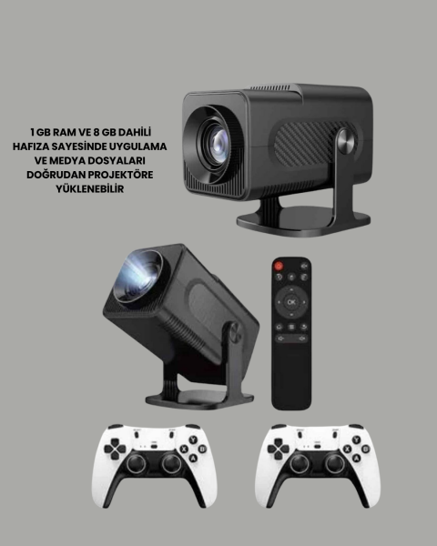 HCS350pro Android 11 İşletim Sistemli Mini Projektör Yeni Nesil