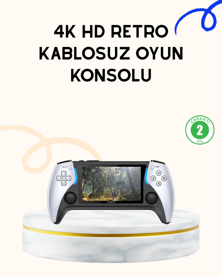 1000 Oyun Yüklü HDMI Çıkışlı Retro Oyun Konsolu - Lisinya