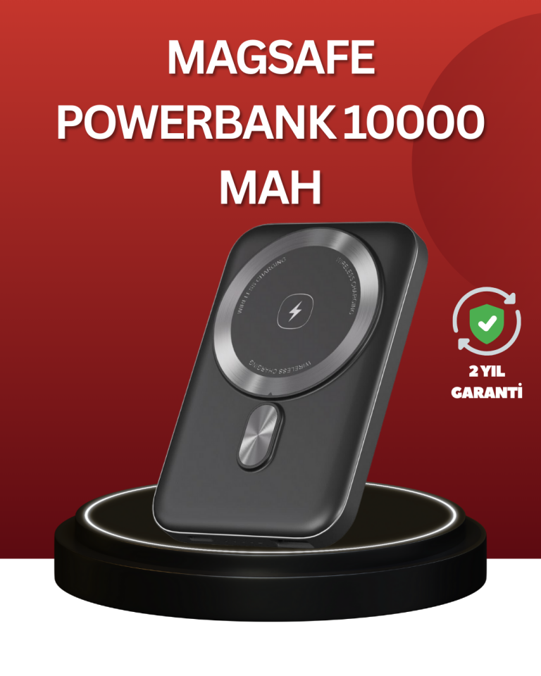 Kablosuz ve Kablolu Kullanım Sunan Taşınabilir Powerbank - Lisinya