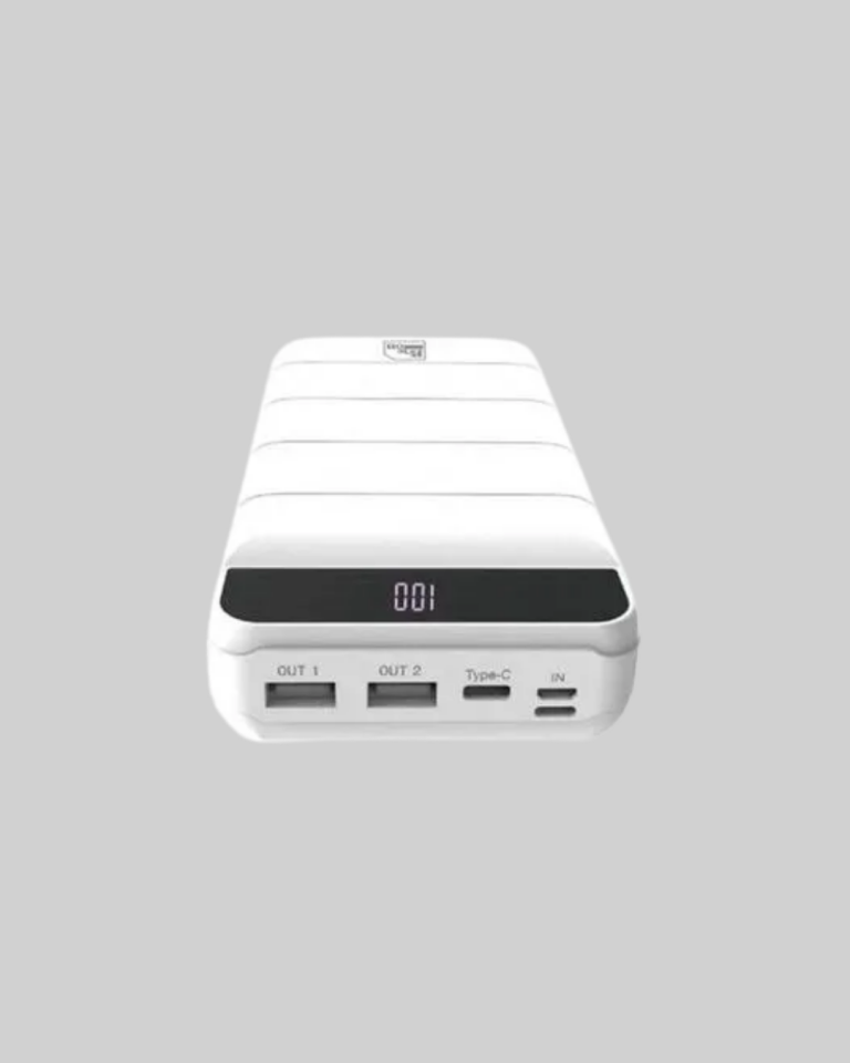 YamanHobi 4 Çıkışlı Powerbank LED Ekranlı Kamp Lambalı Beyaz