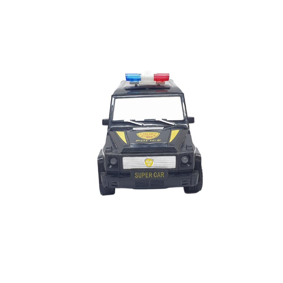 Uzaktan Kumandalı Mercedes Polis Jeep 1:20 Ölçek 18 Cm Siyah - 13578-887 (Lisinya)