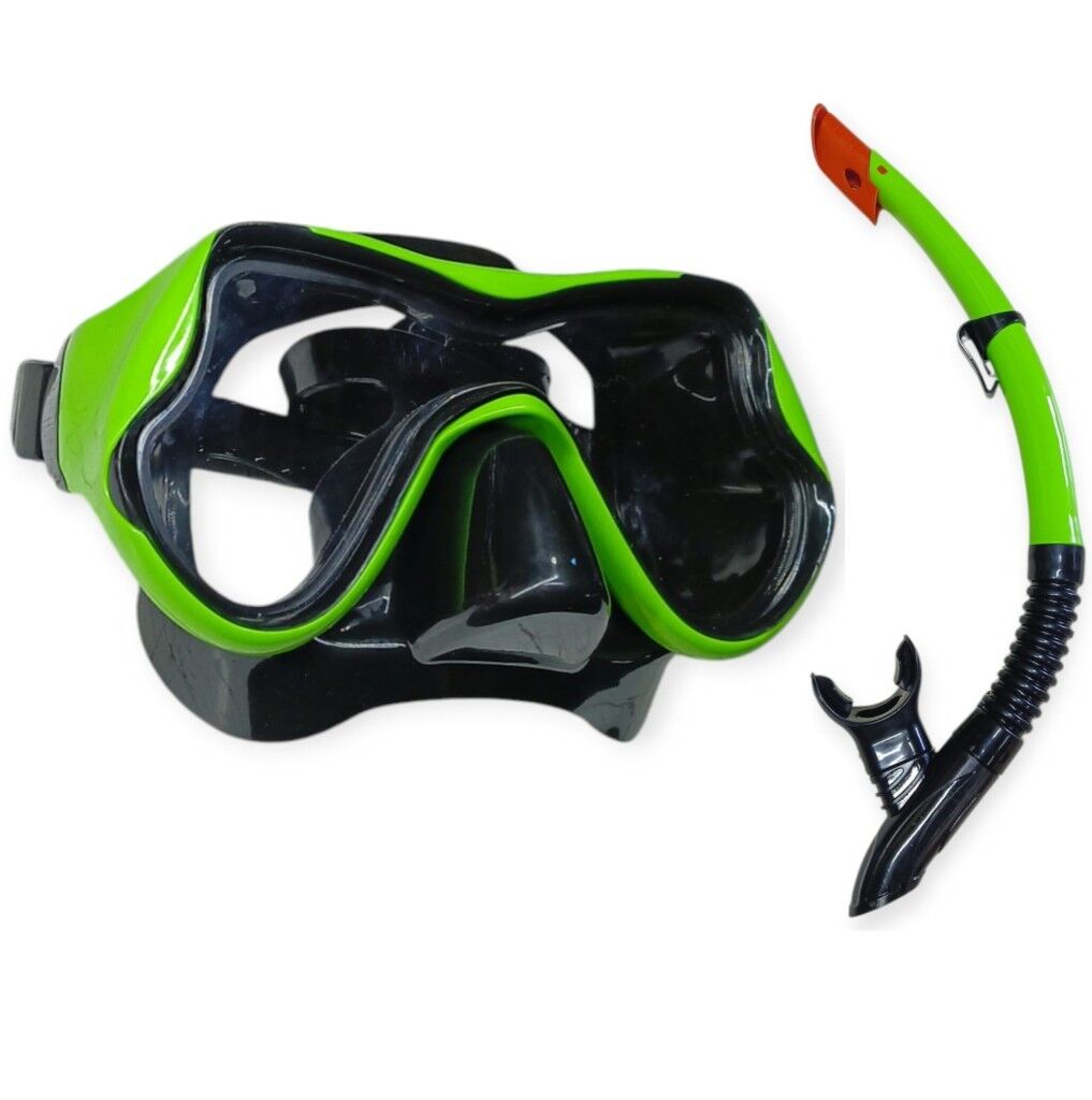Star Diving Dalış Maskesi ve Snorkel Yetişkin - 51714-YEŞİL (Lisinya)