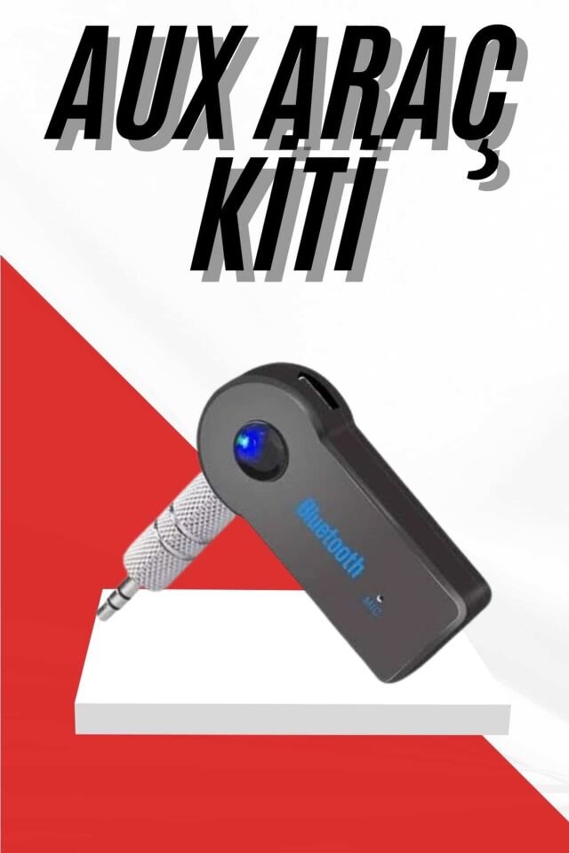 Tüm Cihazlara Uyumlu Bluetooth Aux Araç Kiti Siyah - Lisinya