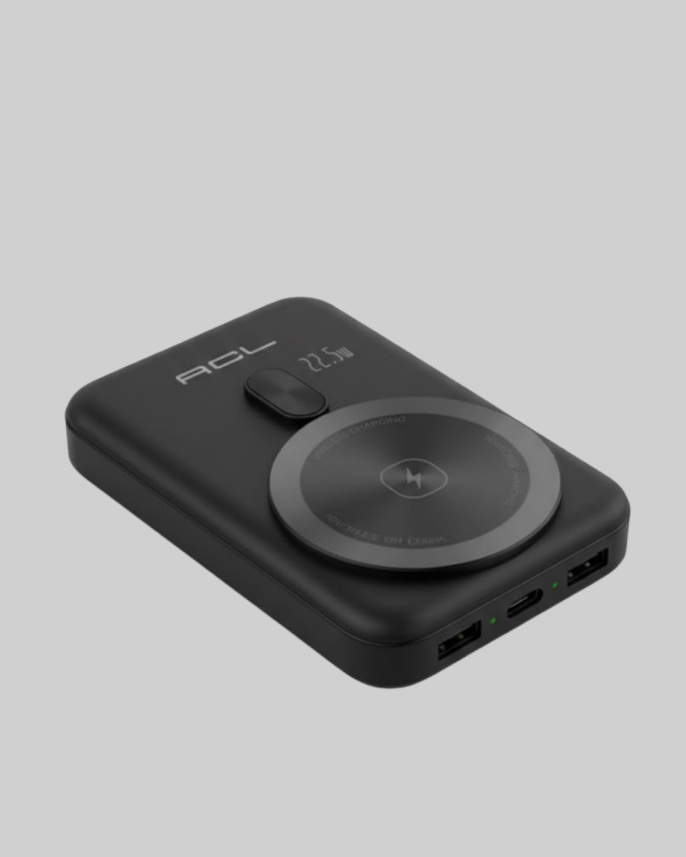 YamanHobi Manyetik Kablosuz Powerbank 22.5W Hızlı Şarjlı LCD Ekranlı Siyah
