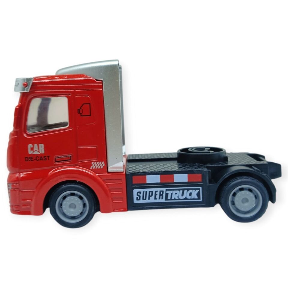 Çekbırak Metal Tır Kafası 12 cm - Kırmızı (Lisinya)