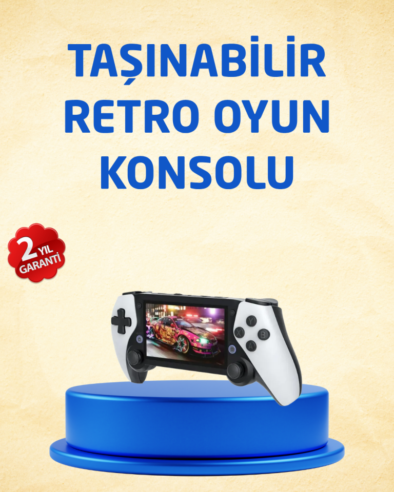 3D Ekranlı Mini Oyun Konsolu + Multimedya - Lisinya