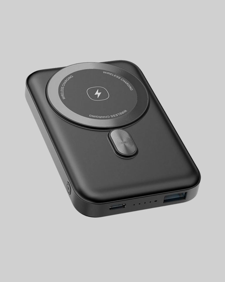 YamanHobi Manyetik Kablosuz Powerbank 22.5W Hızlı Şarjlı LCD Ekranlı Siyah