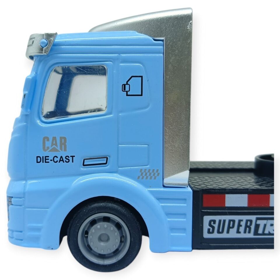 Çekbırak Metal Tır Kafası 12 cm - Mavi (Lisinya)