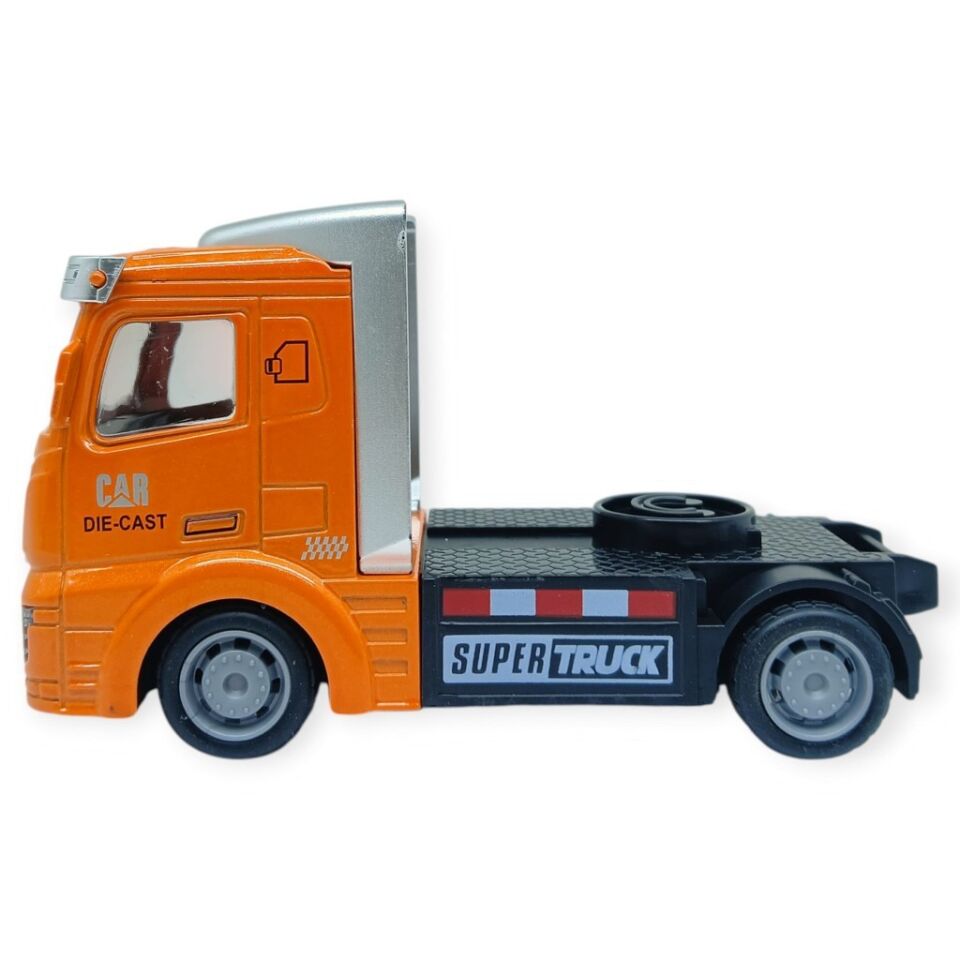 Çekbırak Metal Tır Kafası 12 cm - Turuncu (Lisinya)