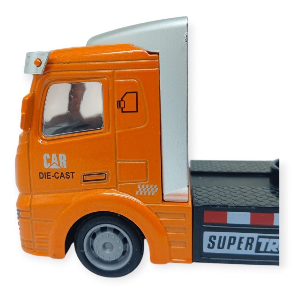Çekbırak Metal Tır Kafası 12 cm - Turuncu (Lisinya)