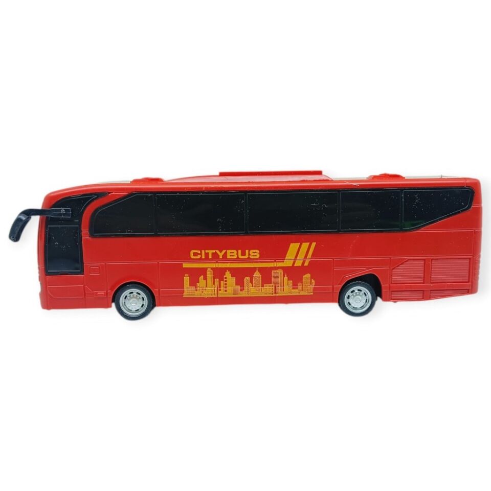 Sürtmeli Tur Otobüsü - 23 cm - Kırmızı (Lisinya)