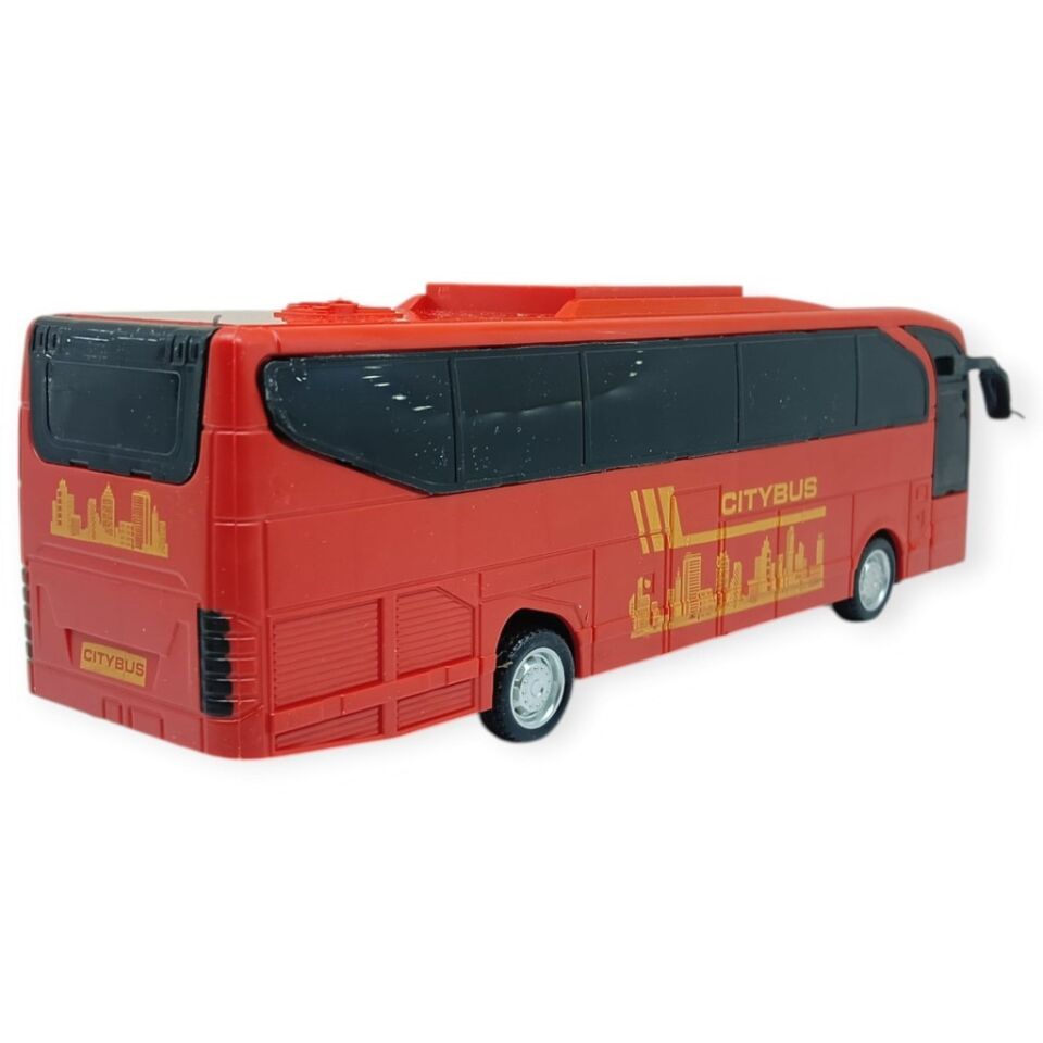 Sürtmeli Tur Otobüsü - 23 cm - Kırmızı (Lisinya)