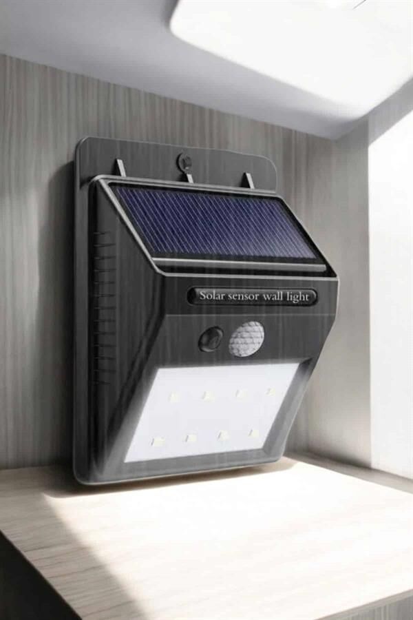 Solar Lamba Giriş, Bahçe Yol Avlu Hareket Sensörlü Led Parlak Gece Su Geçirmez - Lisinya